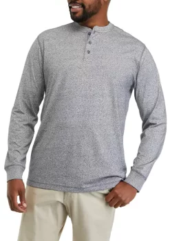 Brand new 🔔 Ocean + Coast® Big & Tall Long Sleeve Jaspe Henley 👚 Shirt 🤩 -Ocean + Coast® Sales Store Belk 223