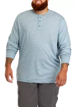 Brand new 🔔 Ocean + Coast® Big & Tall Long Sleeve Jaspe Henley 👚 Shirt 🤩 -Ocean + Coast® Sales Store Belk 225