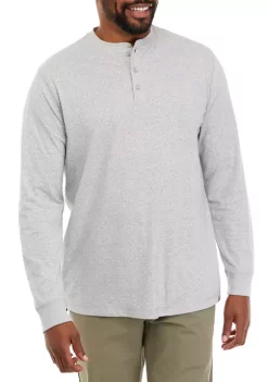 Brand new 🔔 Ocean + Coast® Big & Tall Long Sleeve Jaspe Henley 👚 Shirt 🤩 -Ocean + Coast® Sales Store Belk 226