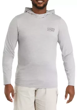 Cheap 🌟 Ocean + Coast® Big & Tall Solid Performance Hooded T-Shirt ✔️ -Ocean + Coast® Sales Store Belk 2275