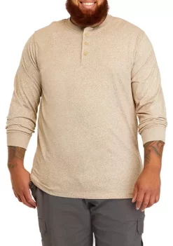Brand new 🔔 Ocean + Coast® Big & Tall Long Sleeve Jaspe Henley 👚 Shirt 🤩 -Ocean + Coast® Sales Store Belk 228