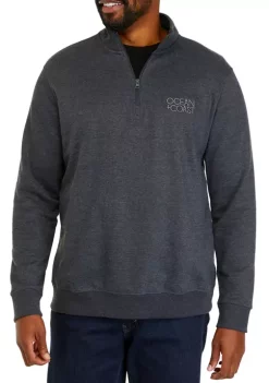 Best reviews of 🎁 Ocean + Coast® Big & Tall Fleece Quarter Zip 👚 Shirt 👏 -Ocean + Coast® Sales Store Belk 253