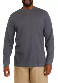 New 👍 Ocean + Coast® Big & Tall Long Sleeve Thermal Henley 👕 Shirt 🥰 -Ocean + Coast® Sales Store Belk 277