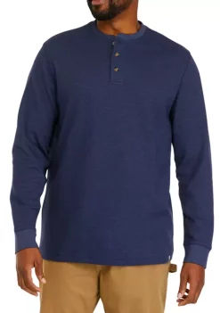 New 👍 Ocean + Coast® Big & Tall Long Sleeve Thermal Henley 👕 Shirt 🥰 -Ocean + Coast® Sales Store Belk 279