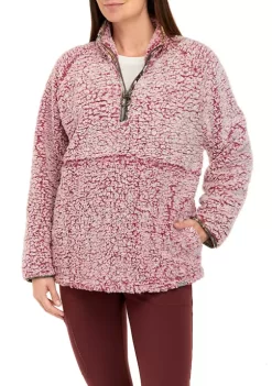 Best Pirce 🧨 Ocean + Coast® 👩 Women's Dark Olive Sherpa Pullover Jacket ❤️ -Ocean + Coast® Sales Store Belk 371