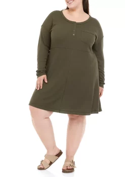Top 10 🤩 Ocean + Coast® Plus Size Waffle Knit 👗 Dress 🤩 -Ocean + Coast® Sales Store Belk 431