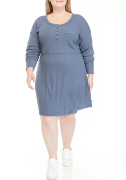 Top 10 🤩 Ocean + Coast® Plus Size Waffle Knit 👗 Dress 🤩 -Ocean + Coast® Sales Store Belk 432