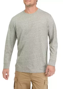 Best Sale ⭐ Ocean + Coast® Long Sleeve Jaspe Crew Neck 👕 Shirt 🔔 -Ocean + Coast® Sales Store Belk 462
