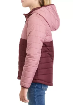 Flash Sale 😍 Ocean + Coast® 👧 Girls 7-16 Color Block Puffer Jacket 🌟 -Ocean + Coast® Sales Store Belk 492