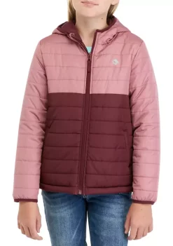 Flash Sale 😍 Ocean + Coast® 👧 Girls 7-16 Color Block Puffer Jacket 🌟 -Ocean + Coast® Sales Store Belk 494