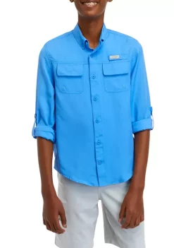 Top 10 🔔 Ocean + Coast® Boys 8-20 Long Sleeve Solid Fish 👕 Shirt 🎉 -Ocean + Coast® Sales Store Belk 514