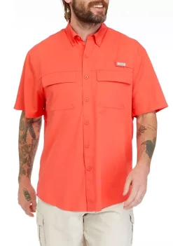 Best deal ⌛ Ocean + Coast® Short Sleeve Solid Fishing 👚 Shirt 👏 -Ocean + Coast® Sales Store Belk 529