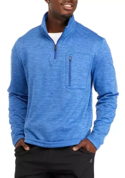 Hot Sale 🛒 Ocean + Coast® 1/4 Zip Grid Fleece Sweatshirt 🤩