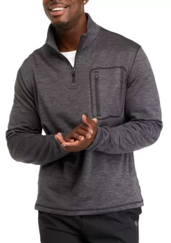 Hot Sale 🛒 Ocean + Coast® 1/4 Zip Grid Fleece Sweatshirt 🤩 -Ocean + Coast® Sales Store Belk 547