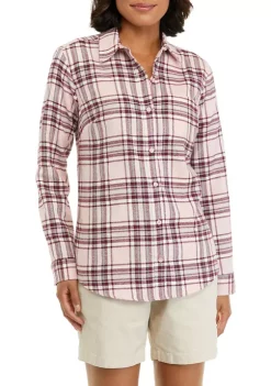 Discount ✔️ Ocean + Coast® Plaid Flannel Top ✔️ -Ocean + Coast® Sales Store Belk 580