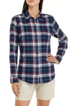 Discount ✔️ Ocean + Coast® Plaid Flannel Top ✔️ -Ocean + Coast® Sales Store Belk 581