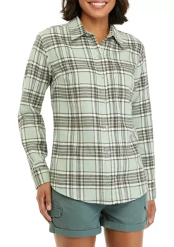 Discount ✔️ Ocean + Coast® Plaid Flannel Top ✔️ -Ocean + Coast® Sales Store Belk 582