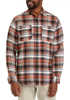 Cheap 🎁 Ocean + Coast® Big & Tall Long Sleeve Flannel 👕 Shirt ✔️ -Ocean + Coast® Sales Store Belk 587