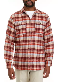 Cheap 🎁 Ocean + Coast® Big & Tall Long Sleeve Flannel 👕 Shirt ✔️ -Ocean + Coast® Sales Store Belk 588