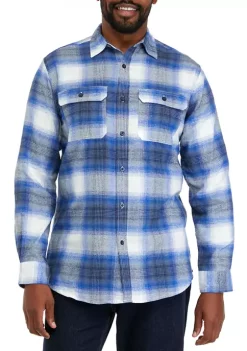 Cheap 🎁 Ocean + Coast® Big & Tall Long Sleeve Flannel 👕 Shirt ✔️ -Ocean + Coast® Sales Store Belk 589