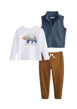 Flash Sale 🛒 Ocean + Coast® Baby Boys Sweater Vest, 👕 Shirt and Pant Set 😉 -Ocean + Coast® Sales Store Belk 722