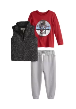 Flash Sale 🛒 Ocean + Coast® Baby Boys Sweater Vest, 👕 Shirt and Pant Set 😉 -Ocean + Coast® Sales Store Belk 724