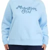 Best Sale 😀 Ocean + Coast® Plus Size Long Sleeve Graphic Sweatshirt 🧨