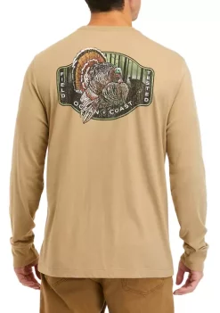 Promo ❤️ Ocean + Coast® Long Sleeve Holiday Graphic T-Shirt 🛒 -Ocean + Coast® Sales Store Belk 822