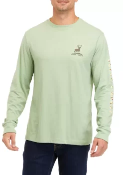 Promo ❤️ Ocean + Coast® Long Sleeve Holiday Graphic T-Shirt 🛒 -Ocean + Coast® Sales Store Belk 823