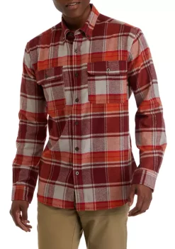 Top 10 🥰 Ocean + Coast® Men's Long Sleeve Flannel 👚 Shirt 😉 -Ocean + Coast® Sales Store Belk 926
