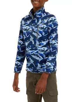 Outlet 😍 Ocean + Coast® Boys 8-20 Space Dye Quarter Snap Pullover 👍 -Ocean + Coast® Sales Store Belk 935