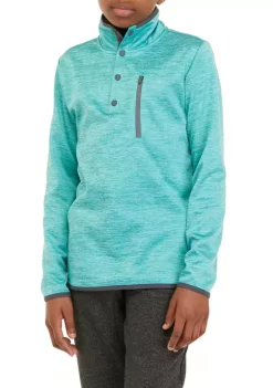 Outlet 😍 Ocean + Coast® Boys 8-20 Space Dye Quarter Snap Pullover 👍 -Ocean + Coast® Sales Store Belk 936